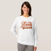 Retro Fall Vibes T-Shirt (Vorne ganz)
