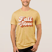 Retro Fall Vibes Tri-Blend Shirt (Vorderseite)