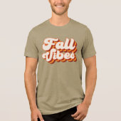 Retro Fall Vibes Tri-Blend Shirt (Vorderseite)