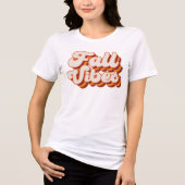 Retro Fall Vibes Tri-Blend Shirt (Vorderseite)