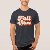 Retro Fall Vibes Tri-Blend Shirt (Vorderseite)