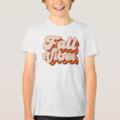 Retro Fall Vibes Tri-Blend Shirt (Vorderseite)