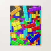 Retro Falling Bricks Arcade Game Puzzle (Vertikal)