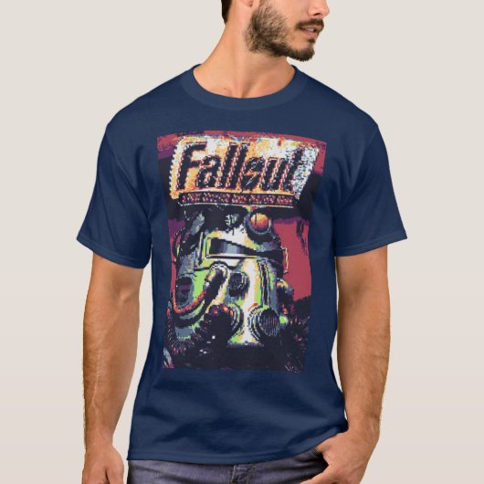 Retro Fallout Piel Cover girl T-Shirt (Vorderseite)