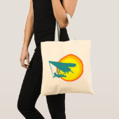Retro Fallsegelflugzeug Tragetasche (Vorderseite (Produkt))