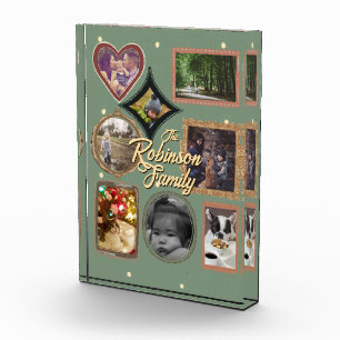 Retro-Familie 8 Foto-Collage CUSTOM Fotoblock
