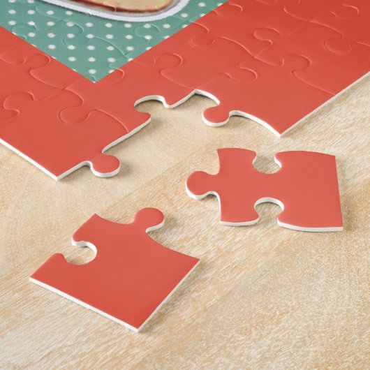 Retro-Familie der 50er Jahre Puzzle (Seite)