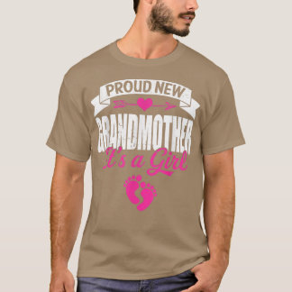 Retro Familie stolz neue Großmutter Es ist ein Mäd T-Shirt