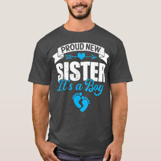 Retro Familie stolz neue Schwester Es ist eine jun T-Shirt