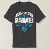 Retro Familie stolz neuer Großvater Es ist ein Jun T-Shirt (Design vorne)