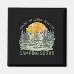 Retro-Familien-Camping-Crew Est 2025 Camper Camp C Magnet
