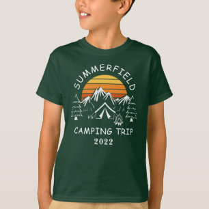 Retro-Familien-Camping-Trip-Matching  T-Shirt