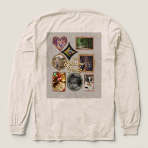 Retro-Familien-Foto-Collage CUSTOM 8 Tri-Blend Shirt