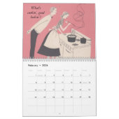 Retro Familien-Kalender Kalender (Feb 2026)