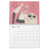 Retro Familien-Kalender Kalender (Feb 2027)