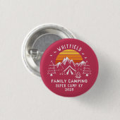 Retro Familienurlaub Matching Camping Button (Vorne & Hinten)