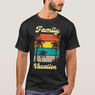 Retro-Familienurlaub T-Shirt