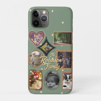 Retro Family 8 Photo Collage CUSTOM Case-Mate iPhone Hülle