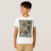 Retro Family 8 Photo Collage CUSTOM T-Shirt (Vorne ganz)