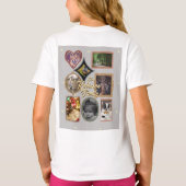 Retro Family 8 Photo Collage CUSTOM T-Shirt (Rückseite)