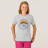 Retro Family Camping Squad Custom Daughter T-Shirt (Vorne ganz)