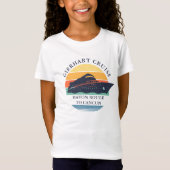 Retro Family Cruise Matching Vacation Custom T-Shirt (Vorderseite)