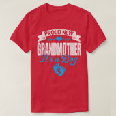 Retro Family Proud New Grandmother It's A Boy Gend T-Shirt (Design vorne)