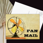 Retro Fan Mail Post Card Postkarte<br><div class="desc">A versatile retro-look "Fan Mail" post card to make your friends and family smile. There are so many uses for this humorous sentiment: say thanks, brighten up someone's day, send words of encouragement, let someone know how much they mean to you, get well/speedy recovery wishes, send to a celebrity, and...</div>