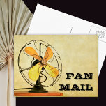 Retro-Fan-Postkarte Postkarte<br><div class="desc">Eine vielseitige Retro-Look "Fan Mail" Postkarte, um Ihre Freunde und Familie zum Lächeln zu bringen. Es gibt so viele Verwendungsmöglichkeiten für dieses humorvolle Gefühl: Danke, erhellen Sie den Tag eines Menschen, schicken Sie Ermutigungsworte, lass jemandem, wie sehr er Ihnen gemein ist, erhalten Sie gute/schnelle Erholung Wünsche, schicken Sie an eine...</div>