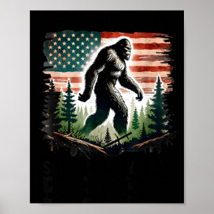 Retro fand Jesus, suche noch Bigfoot Männer Frauen Poster