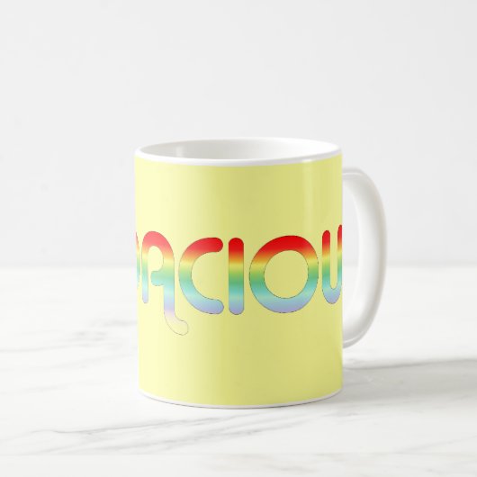Retro fantastische Bodacious 80er Tasse (VorderseiteRechts)