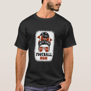 Retro Fantasy Football Mama Life Game Day gebleich T-Shirt
