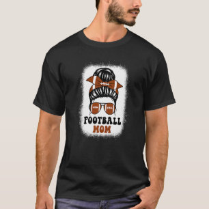 Retro Fantasy Football Mama Life Game Day gebleich T-Shirt