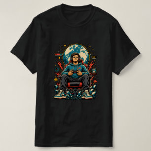 Retro-Fantasy-Spieler-Charakter T-Shirt