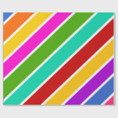 Retro-Farbbandmuster Geschenkpapier (Flach)