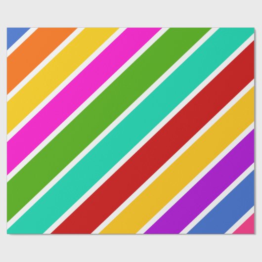 Retro-Farbbandmuster Geschenkpapier (Flach)