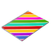 Retro-Farbbandmuster Notizblock (Linke Seite)