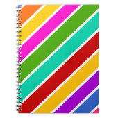Retro-Farbbandmuster Notizblock (Vorderseite)
