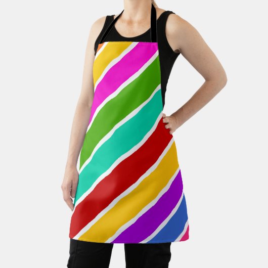 Retro-Farbbandmuster Schürze (InSitu)