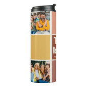 Retro-Farbblock Dies ist unser Angebot 4 FotoColla Thermosbecher (Nach links gedreht)