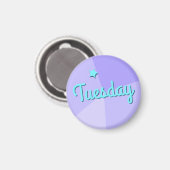 Retro-Farbblockplaner Magnet (Vorderseite/Rückseite)