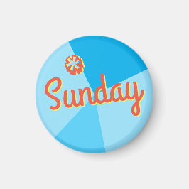 Retro-Farbblockplaner Magnet