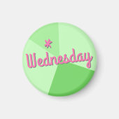 Retro-Farbblockplaner Magnet (Vorne)