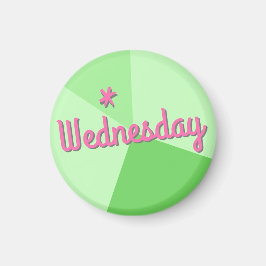 Retro-Farbblockplaner Magnet