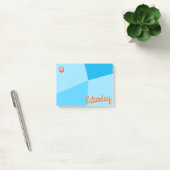 Retro-Farbblockplaner Post-it Klebezettel (Büro)