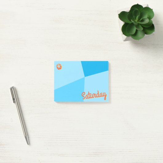 Retro-Farbblockplaner Post-it Klebezettel (Büro)