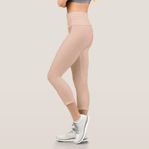 Retro-Farben Capri Leggings