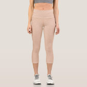 Retro-Farben Capri Leggings (Vorderseite)