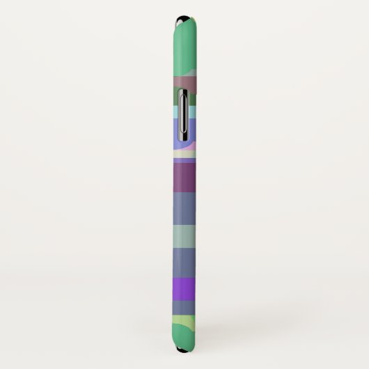 Retro Farben Case-Mate iPhone Hülle (Hinten/Rechts)