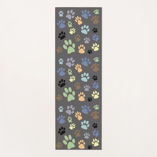 Retro-Farben - Drucke von Hunden oder Katzen Yogamatte (Vorderseite)